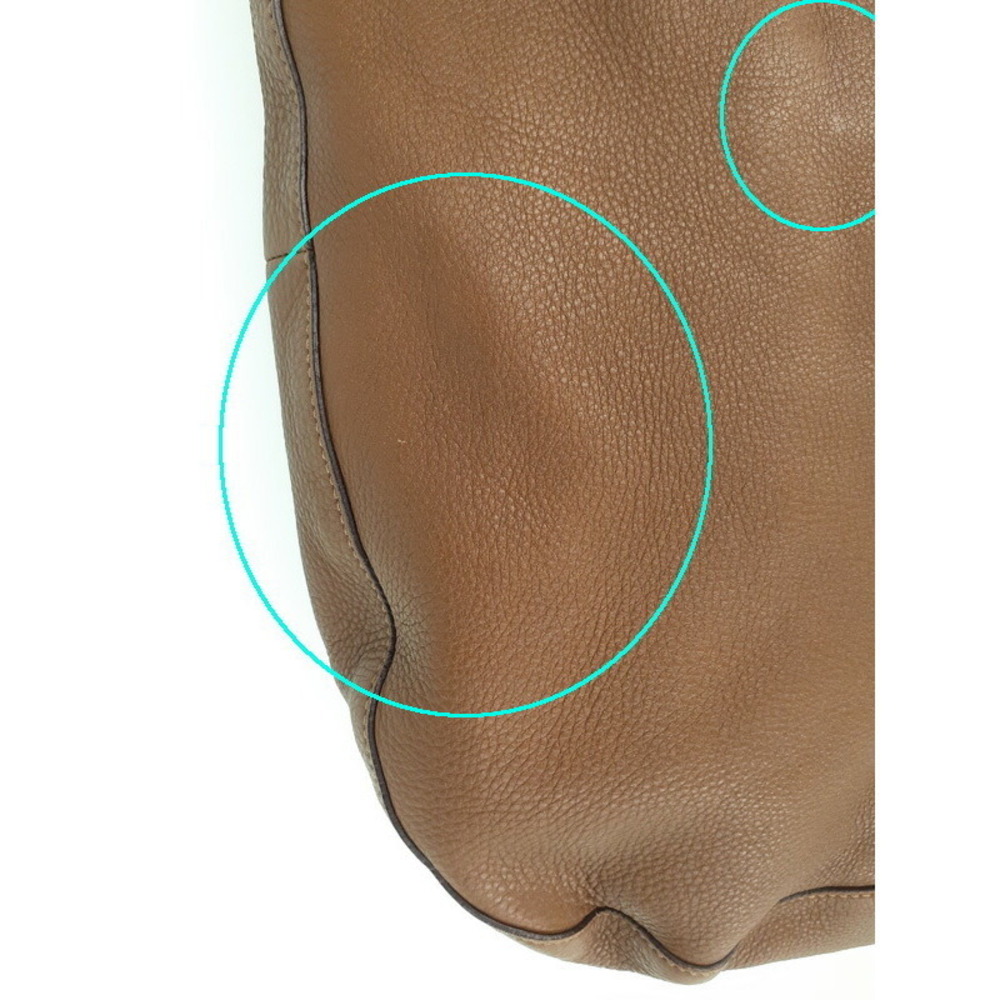Gucci Interlocking Brown G bag calfskin tote shoulder pebbled - Picture 5 of 9